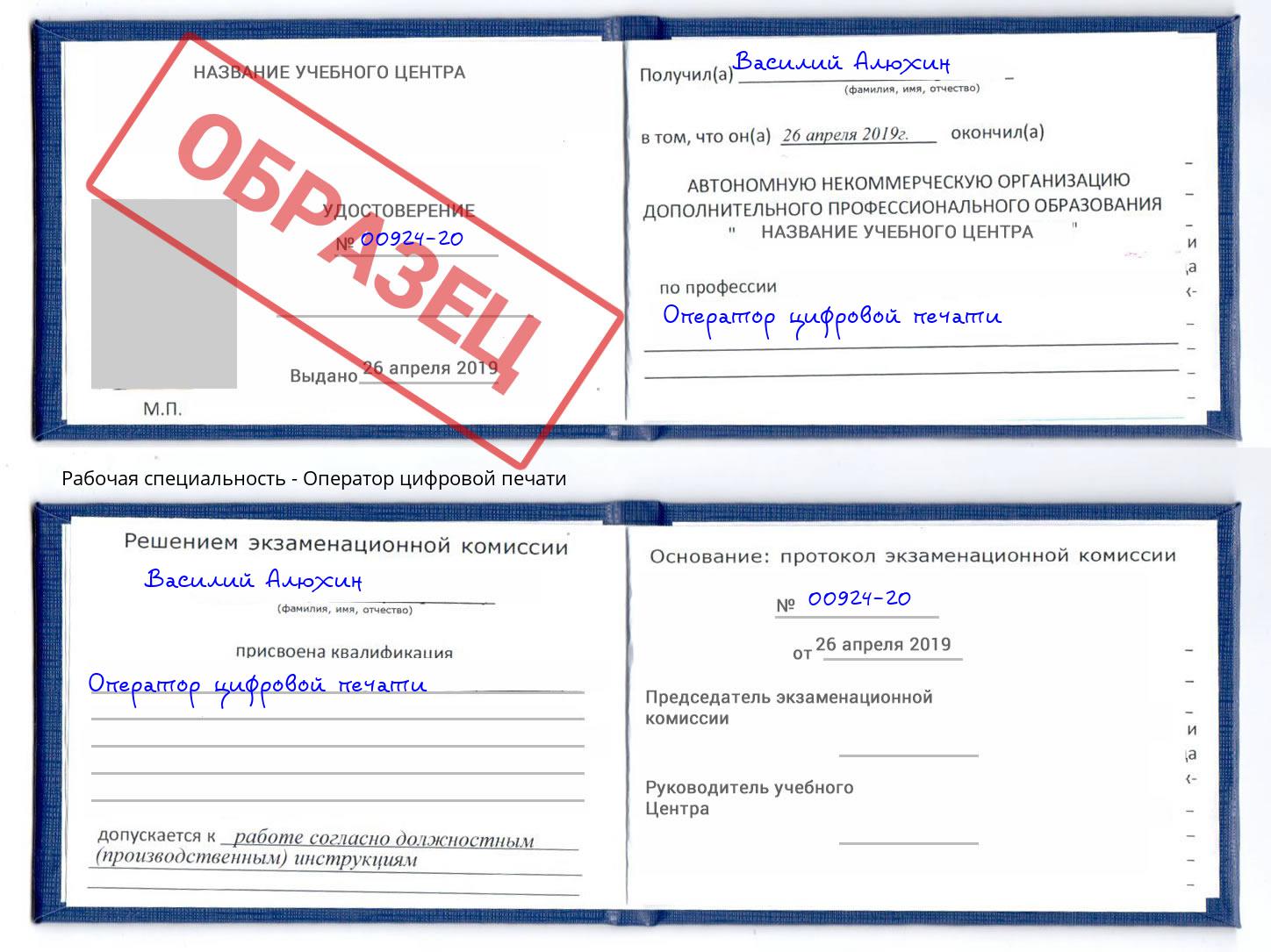 Оператор цифровой печати Железногорск (Курская обл.)
